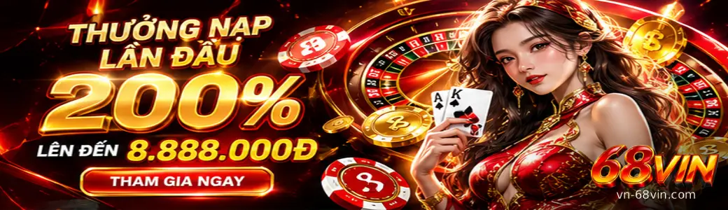 Banner khuyến mãi nổi bật tại 68VIN